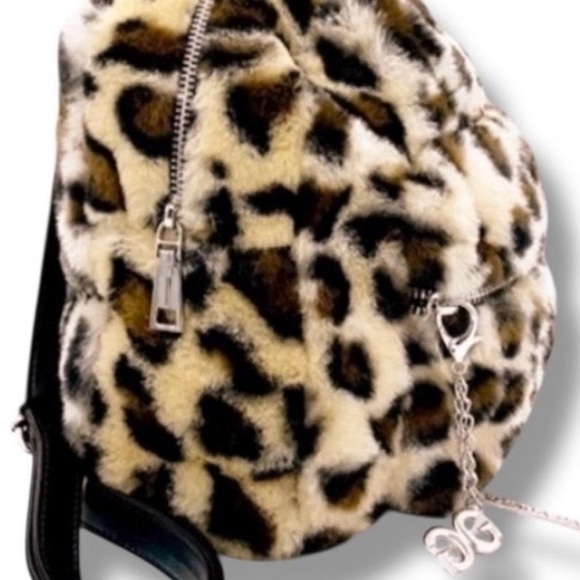 Gilda Paris Leopard Faux Fur Mini Backpack • NWT❣️❣️ main image 6